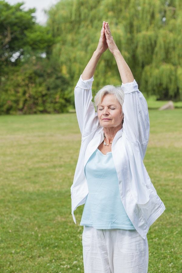 yoga pose seniors